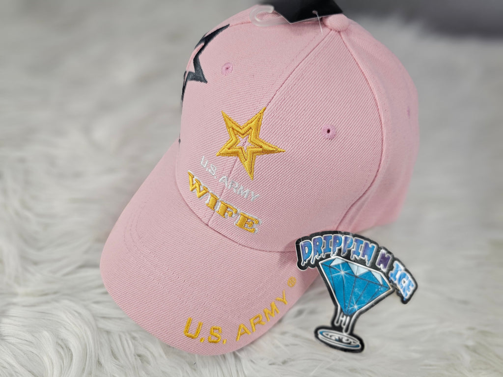 Army Wife Velcro Cap