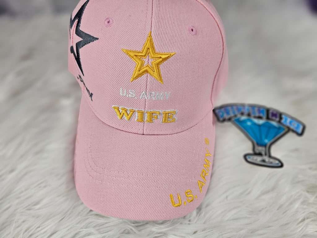 Army Wife Velcro Cap