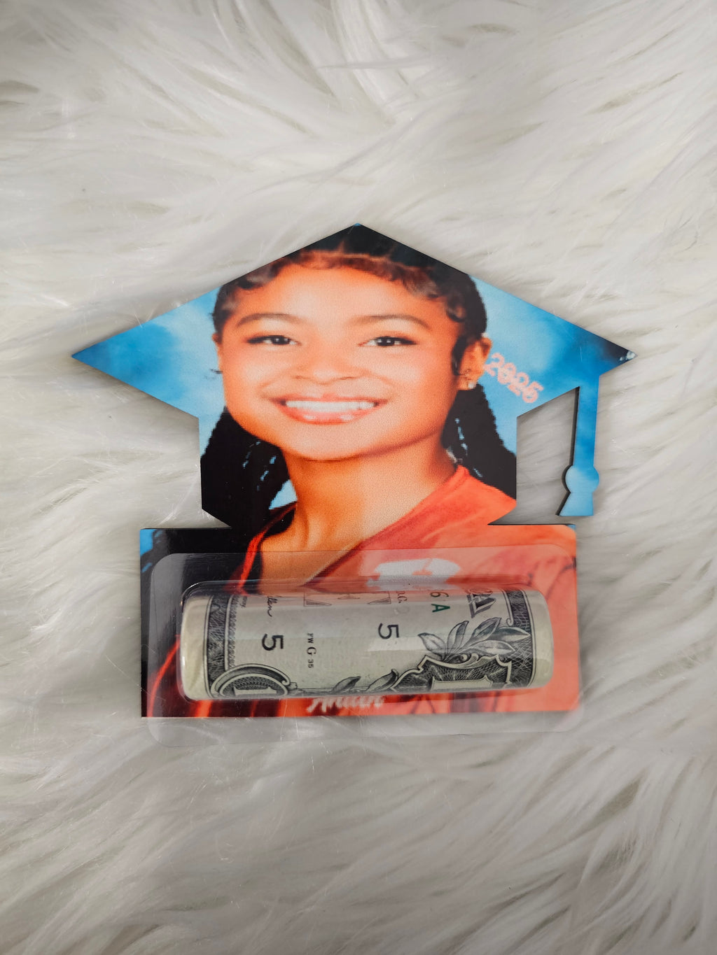 Custom Graduation Money Holder Card – Personalized Grad Gift with Name, Year & Photo – Class of 2025 Keepsake