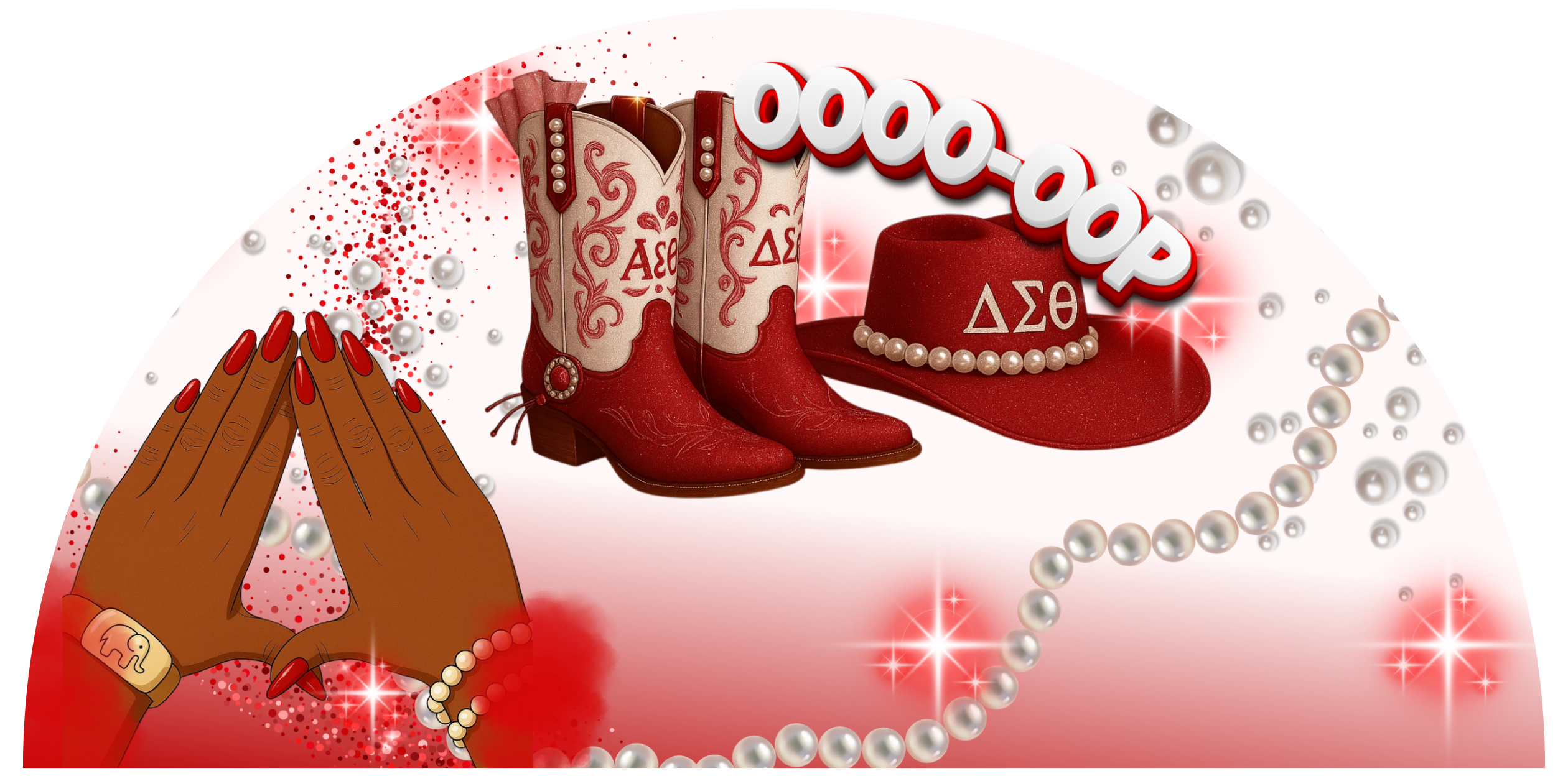 Custom Pearl Clack Fan