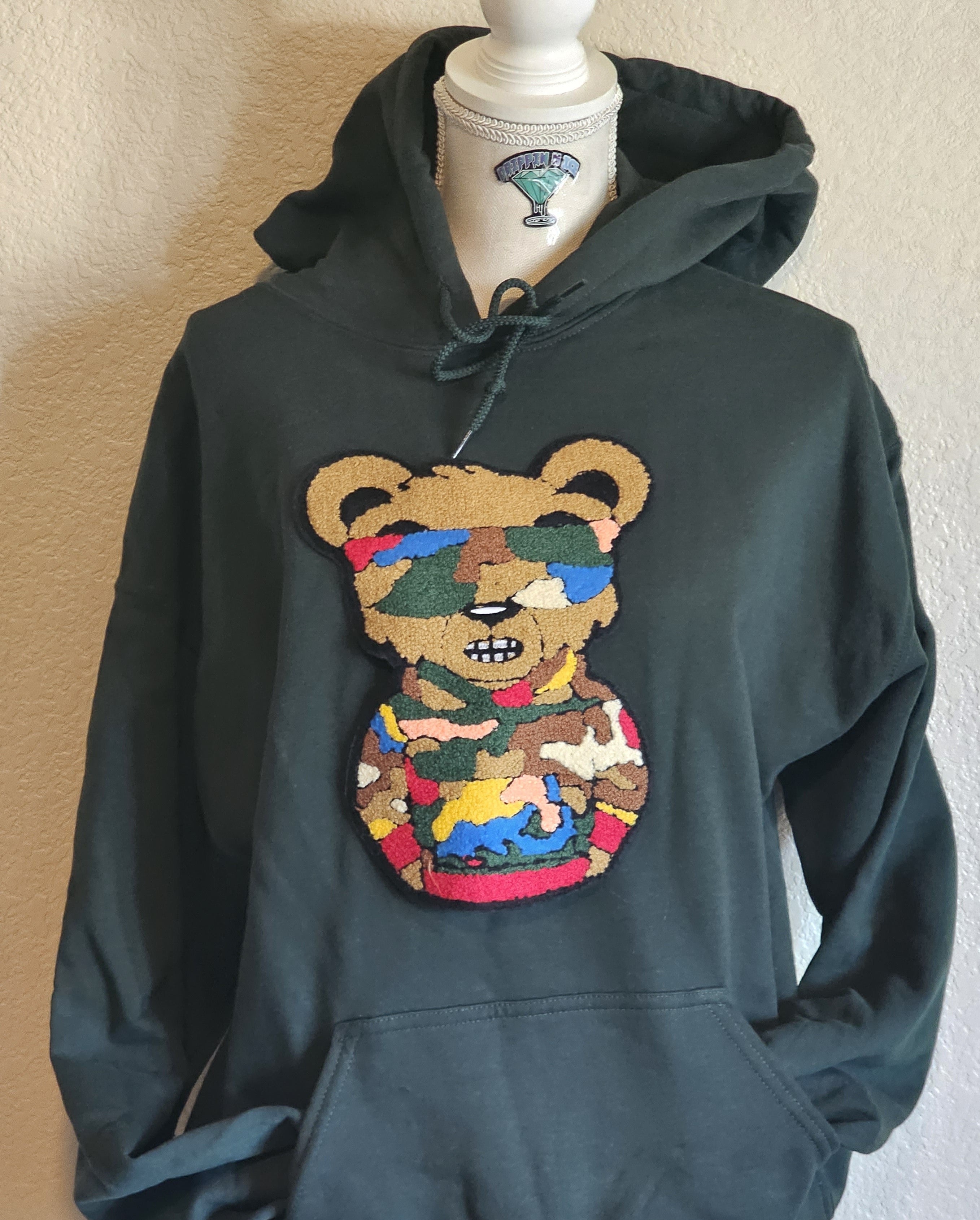 Teddy bear sale multicolor hoodie