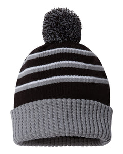 Custom Sports Beanie with Fuzee Ball
