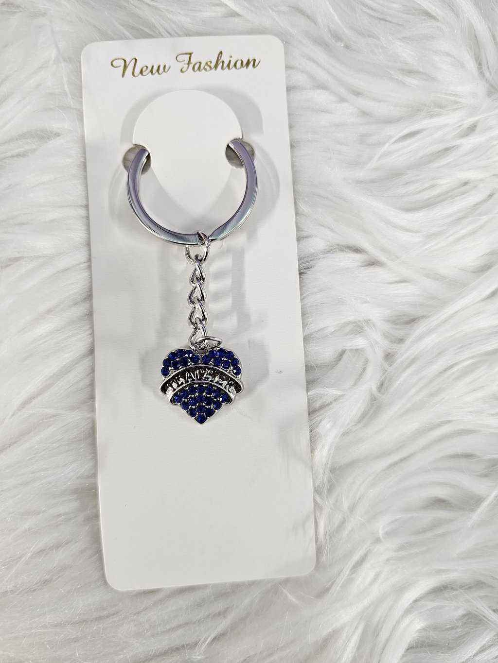 Rhinestone Heart Teacher Key Charm – Sparkly Gift for Teacher Appreciation