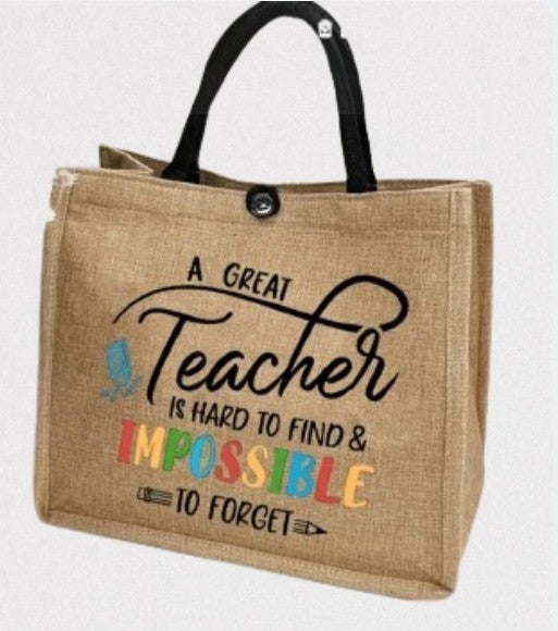 Canvas Teacher Bag