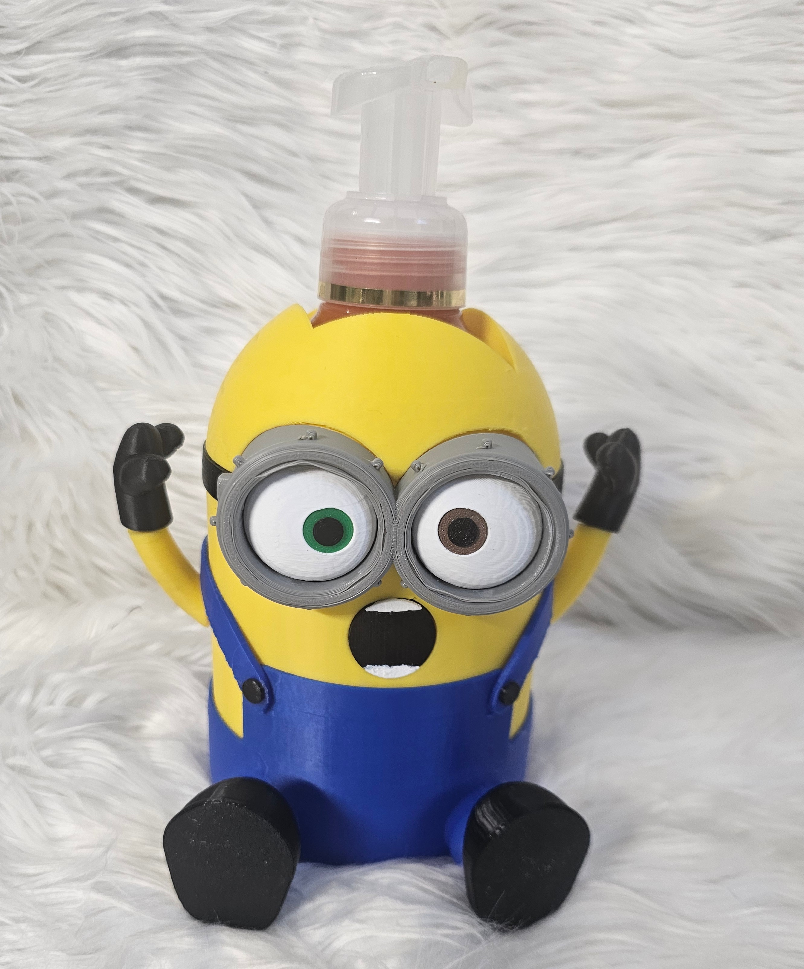 Yellow Helper Soap Dispenser Holder – Fits Bath & Body Works Foaming Bottles – Soap Not Included