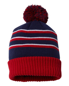 Custom Sports Beanie with Fuzee Ball