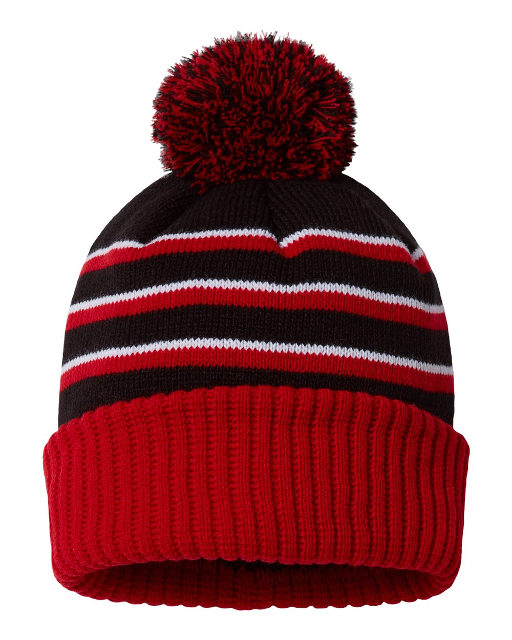 Custom Sports Beanie with Fuzee Ball