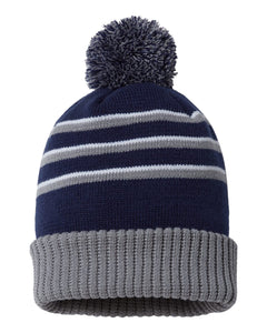 Custom Sports Beanie with Fuzee Ball