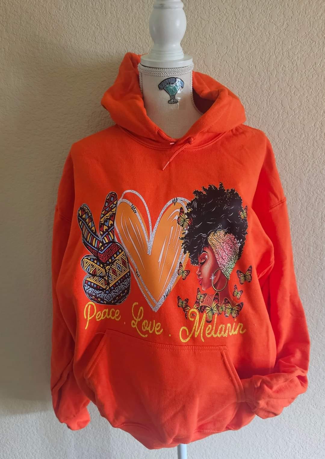 Peace, Love & Melanin Hoodie