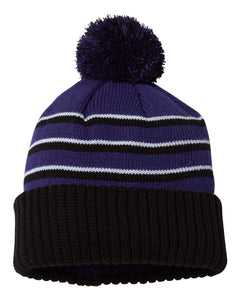 Custom Sports Beanie with Fuzee Ball
