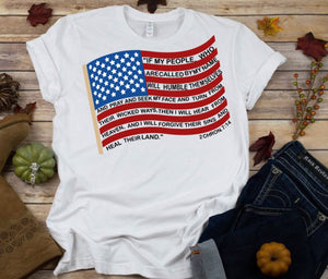 2 Chronicles Flag T shirt