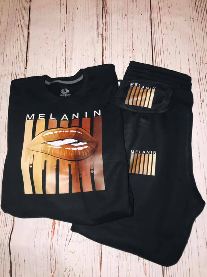 Melanin Jogger Set with Mask