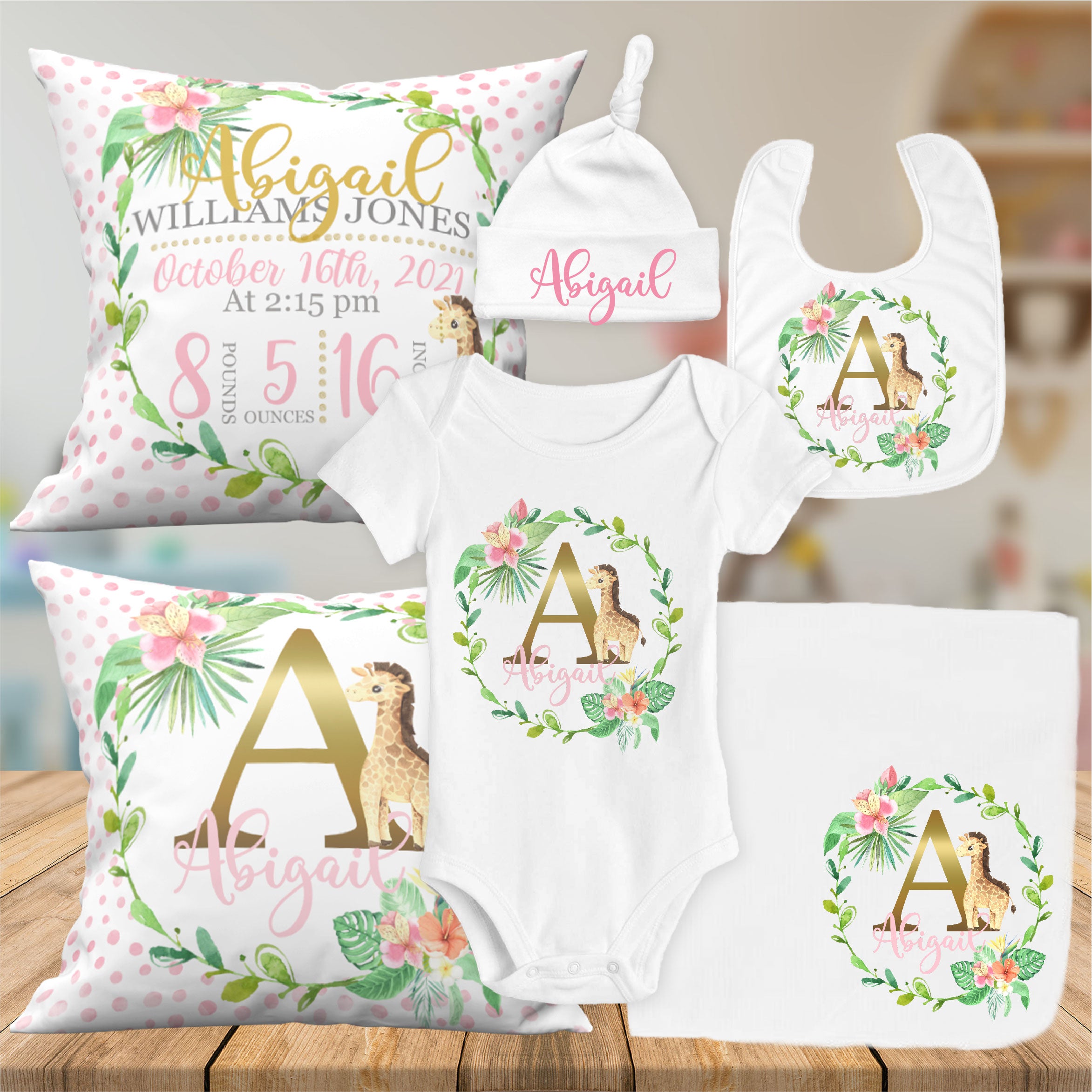 PERSONALIZED BABY KEEPSAKE BUNDLE