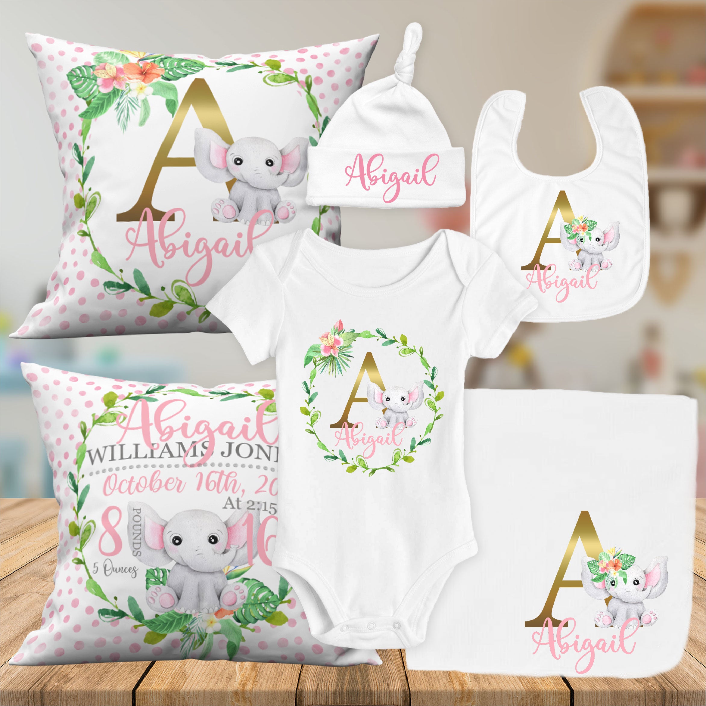 PERSONALIZED BABY KEEPSAKE BUNDLE