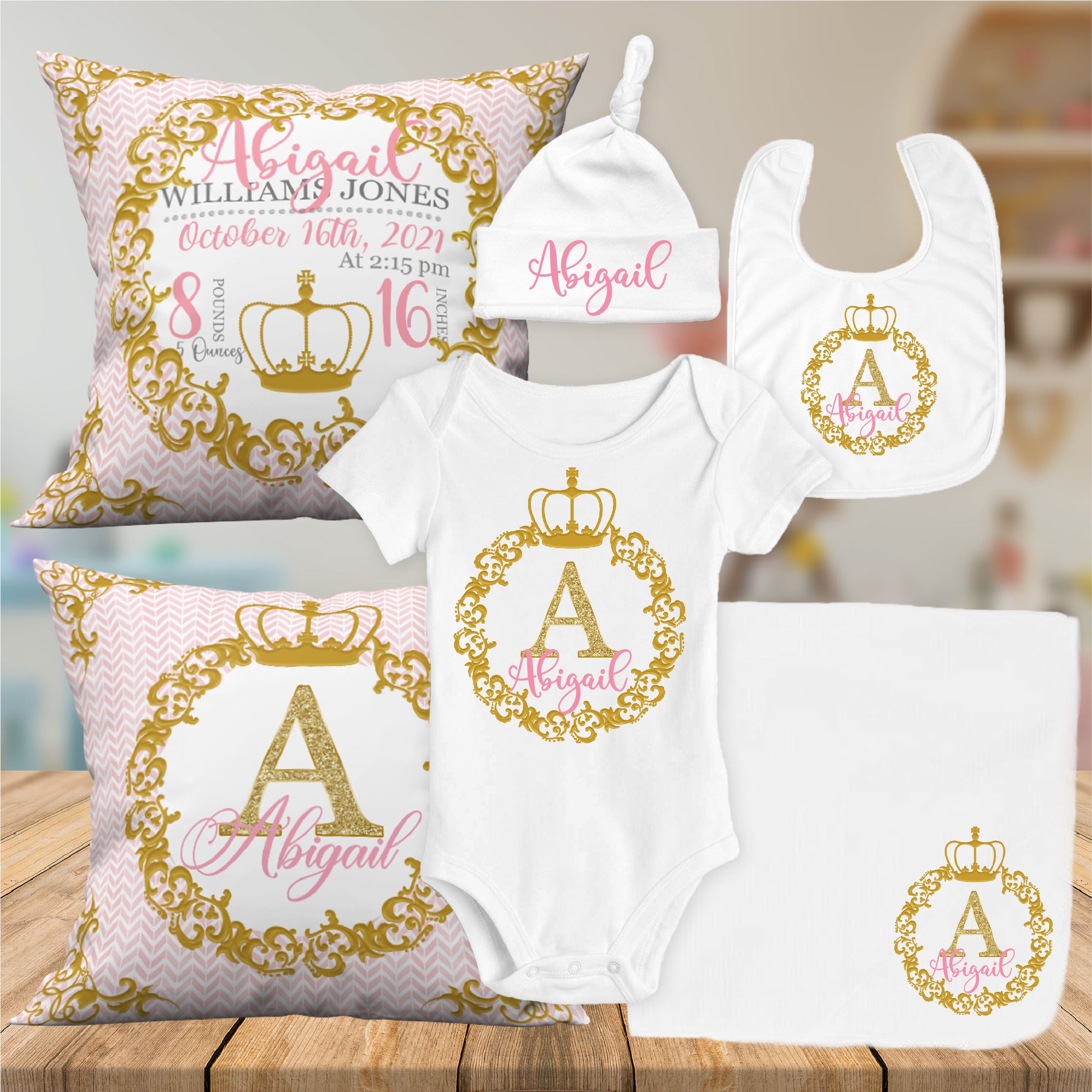 PERSONALIZED BABY KEEPSAKE BUNDLE