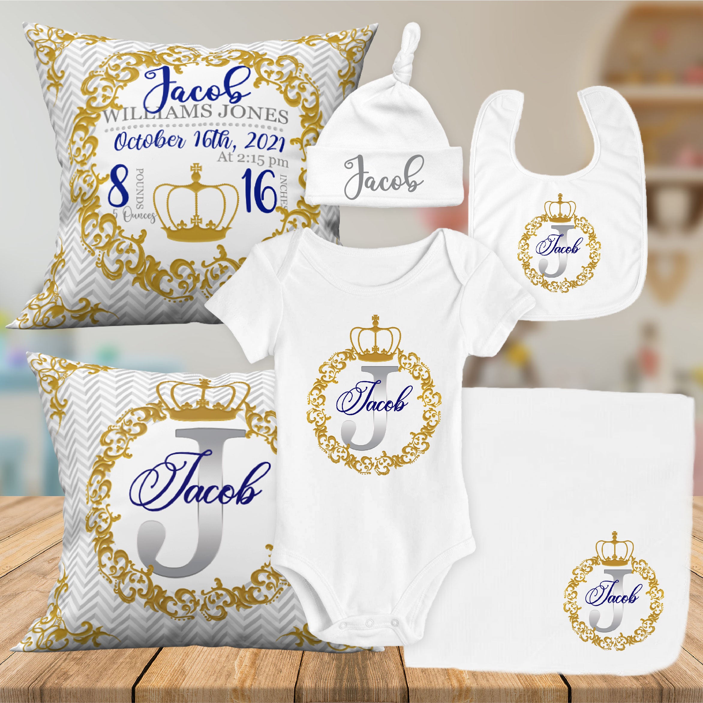 PERSONALIZED BABY KEEPSAKE BUNDLE